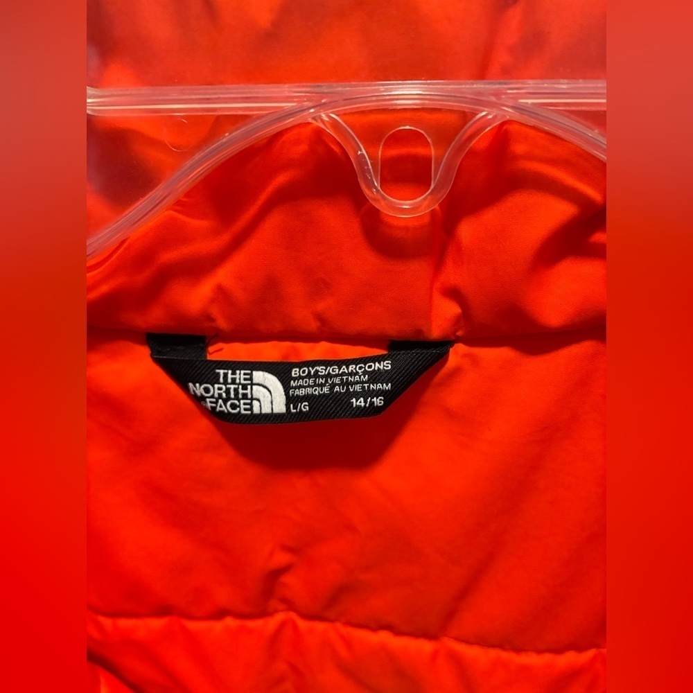 North Face Boy’s Freedom Extreme Insulated Jacket, Camo & Orange; Size L 14/16 - Picture 5 of 14